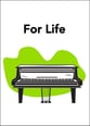 For Life piano sheet music cover